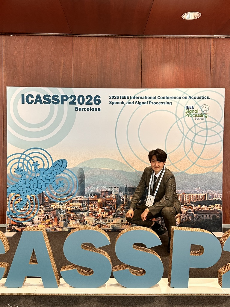 Vincent-Daniel Yun at ICASSP 2026 in Barcelona